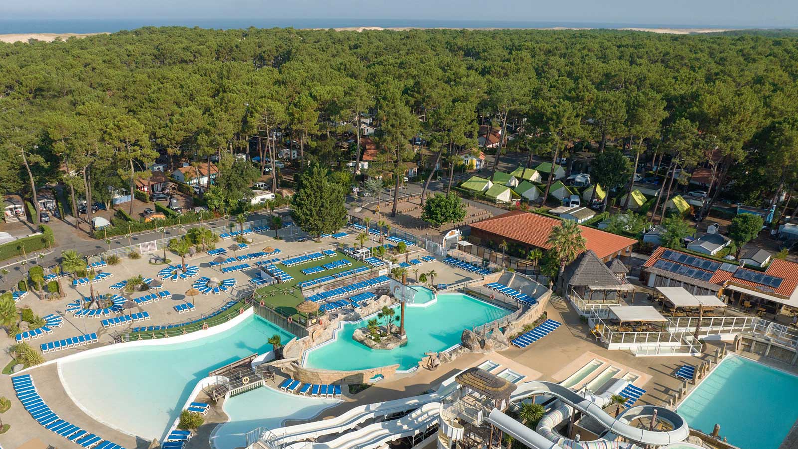 Parc aquatique du camping Le Vieux Port